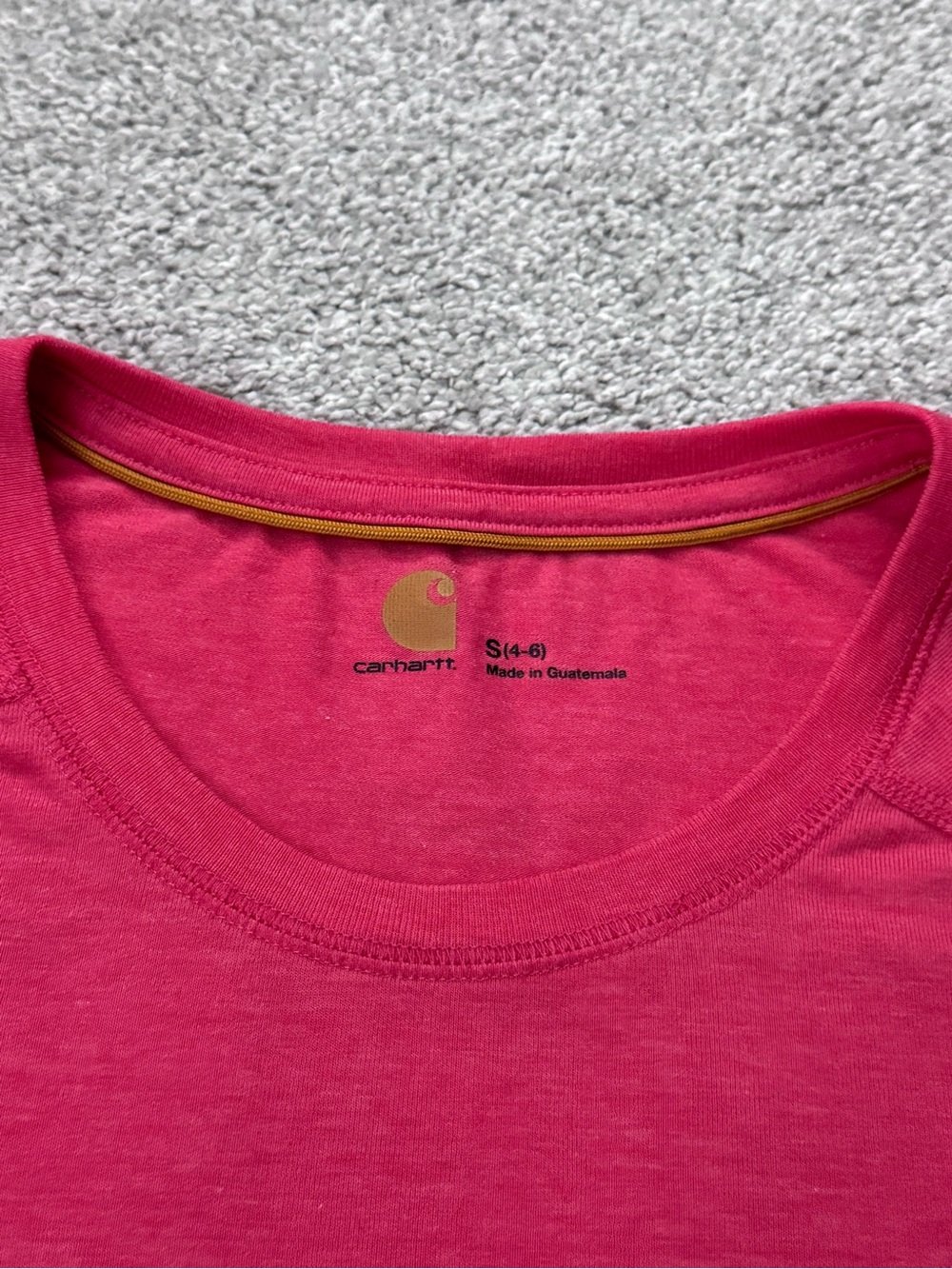 Carhartt Pink Crew Long Sleeve Tee